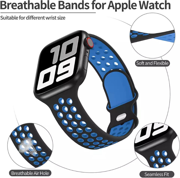 Signature Nike Apple Watch Silicone Sport Bands with Breathable Linings- for Selected Apple Watch 40mm Size - Super Savings Technologies Co.,LTD Signature Nike Apple Watch Silicone Sport Bands with Breathable Linings- for Selected Apple Watch 40mm Size - Super Savings Technologies Co.,LTD